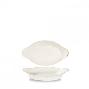 CHURCHILL SUPER VITRIFIED SMALL EARED OVAL DISH 11.3