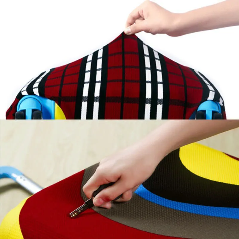 Colorful Feathers | Standard Design | Luggage Suitcase Protective Cover