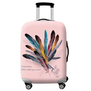 Colorful Feathers | Standard Design | Luggage Suitcase Protective Cover