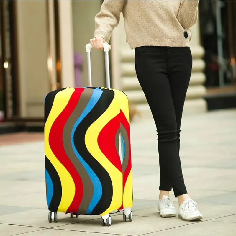 Colorful Feathers | Standard Design | Luggage Suitcase Protective Cover