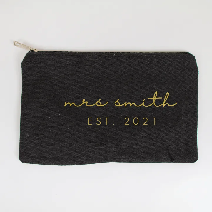 Custom Mrs. EST Makeup Bag