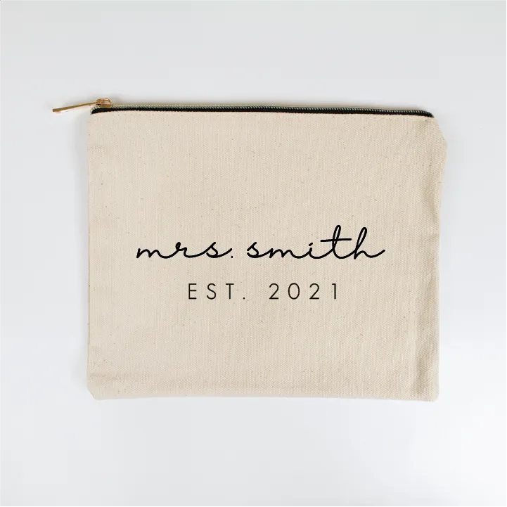 Custom Mrs. EST Makeup Bag