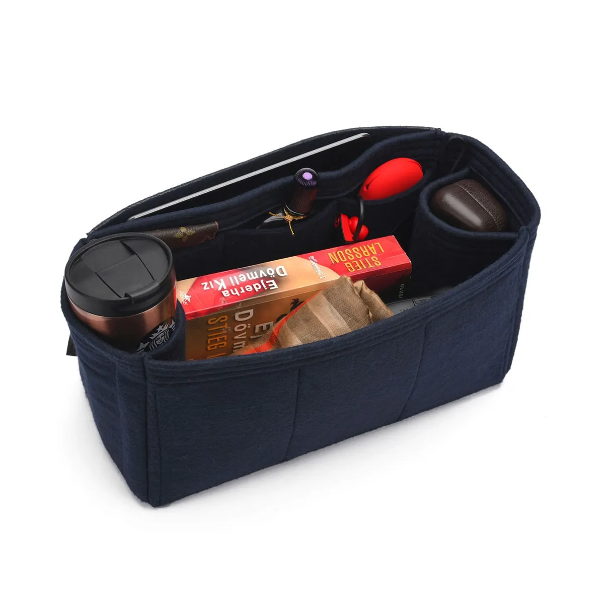 Custom Size Bag Organizer with Double Bottle Holders