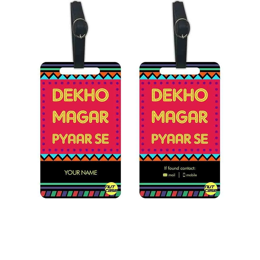 Customized Suitcase Luggage Tags Add Name Set of 2