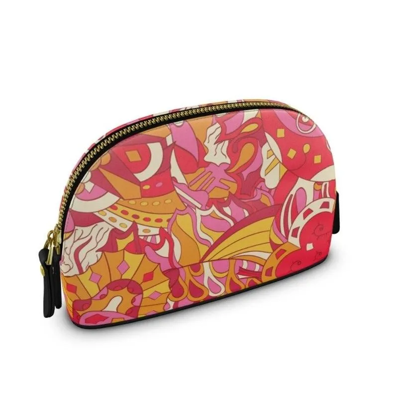 Decora Leather Makeup Bag
