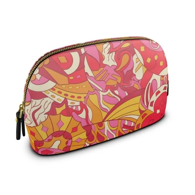 Decora Leather Makeup Bag