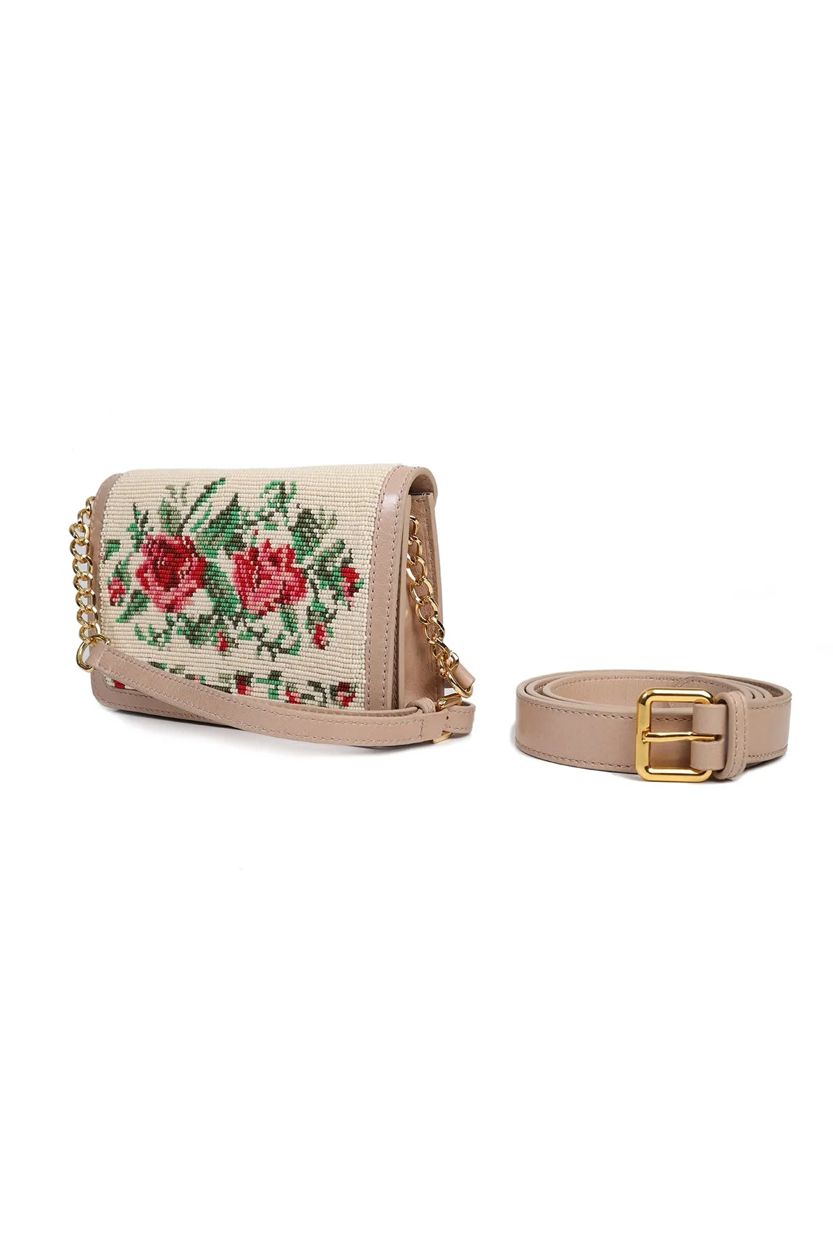 Diya Embellished Belt Bag