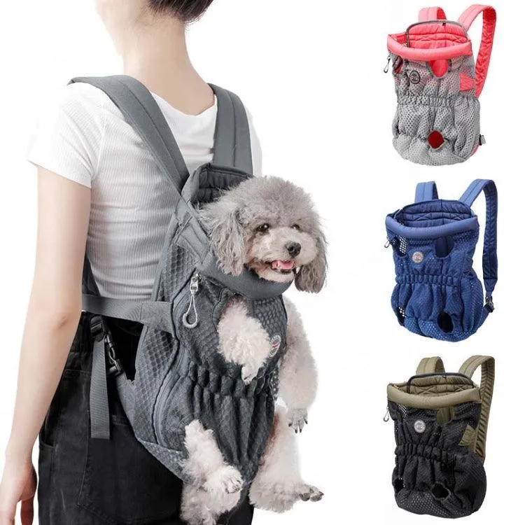 Doglemi Adventure Pet Carrier Backpack for Dogs and Cats - Breathable Mesh Design