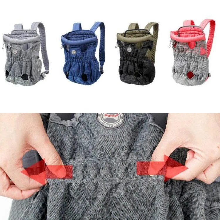 Doglemi Adventure Pet Carrier Backpack for Dogs and Cats - Breathable Mesh Design
