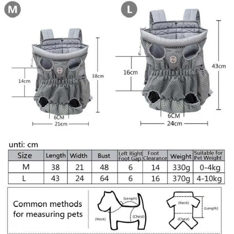Doglemi Adventure Pet Carrier Backpack for Dogs and Cats - Breathable Mesh Design