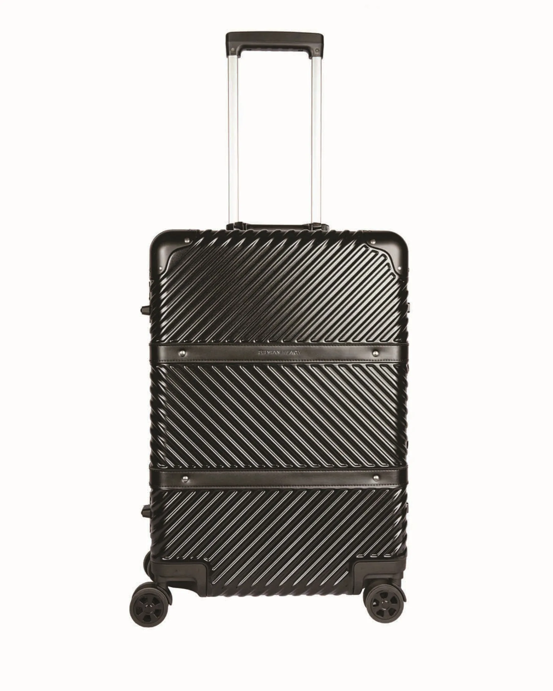 Double unit rigid suitcase