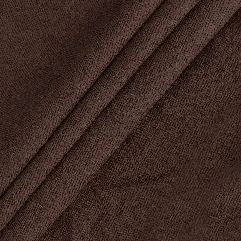 Dyed Terry Towel 100% Waterproof Fitted Mattress Protector In Brown Color