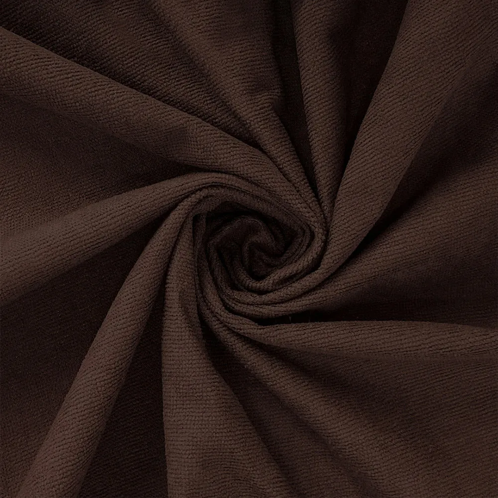 Dyed Terry Towel 100% Waterproof Fitted Mattress Protector In Brown Color