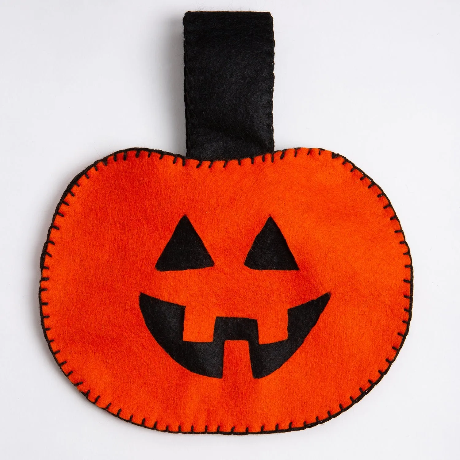 Felt Craft Kit - Pumpkin Trick Or Treat Bag