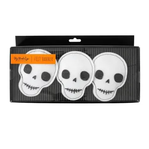 Felt Skeleton Banner