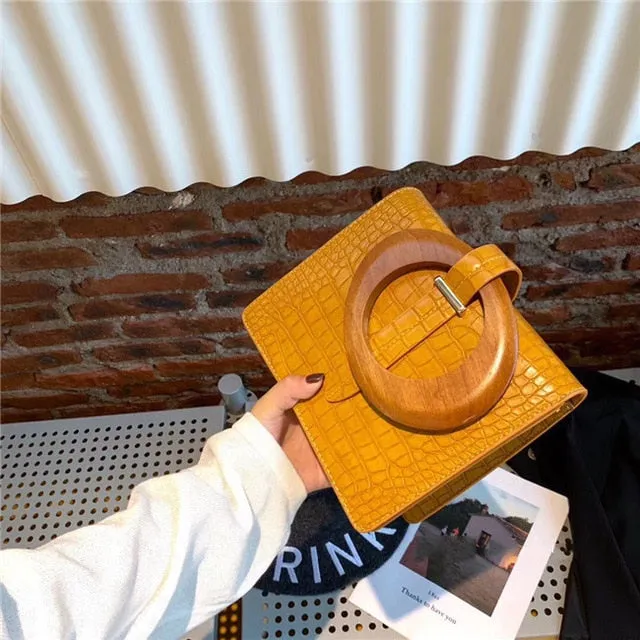Figure Me Out Top Handle Bag