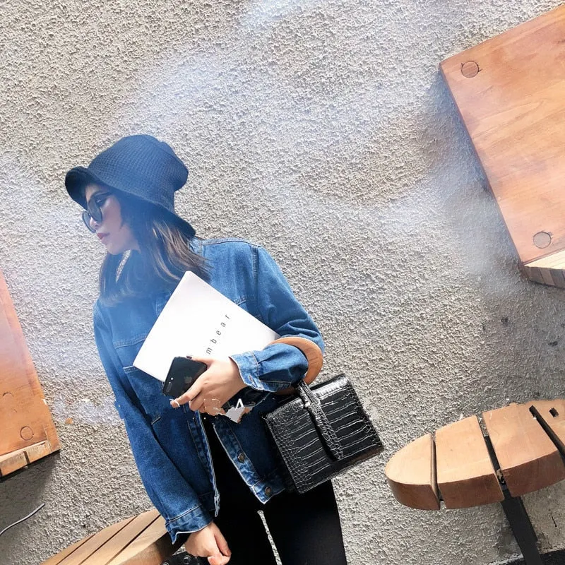Figure Me Out Top Handle Bag