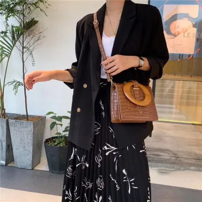 Figure Me Out Top Handle Bag