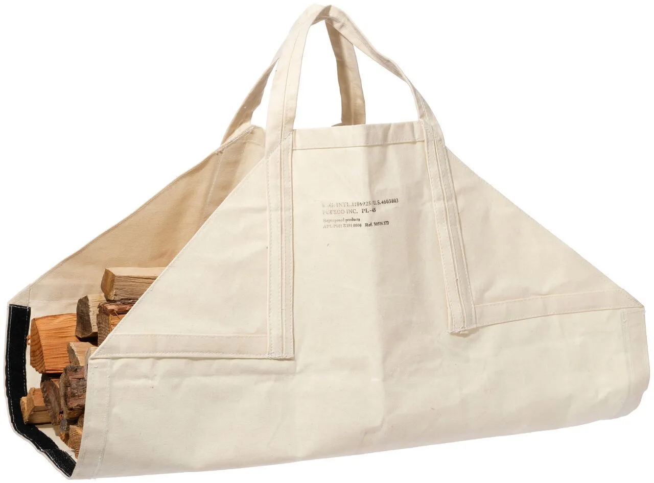 FIREWOOD CARRIER - OFF WHITE