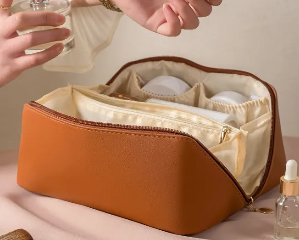 Flat Lay Makeup Bag