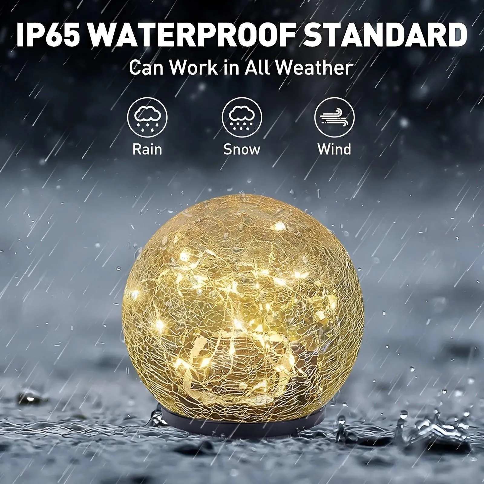 GardenGlimmer Light - Outdoor Wasserdichte Solar-LED Gartenleuchte