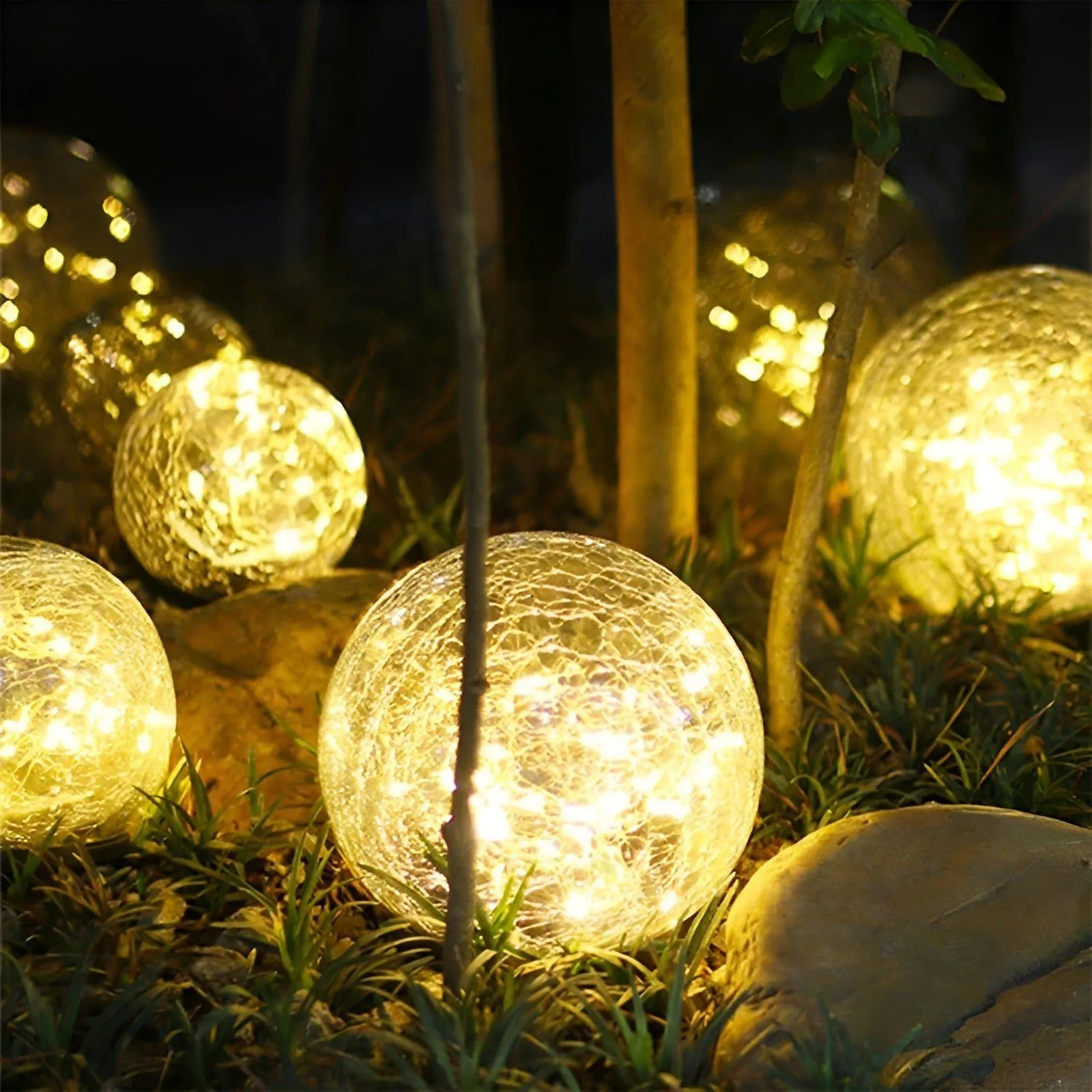 GardenGlimmer Light - Outdoor Wasserdichte Solar-LED Gartenleuchte