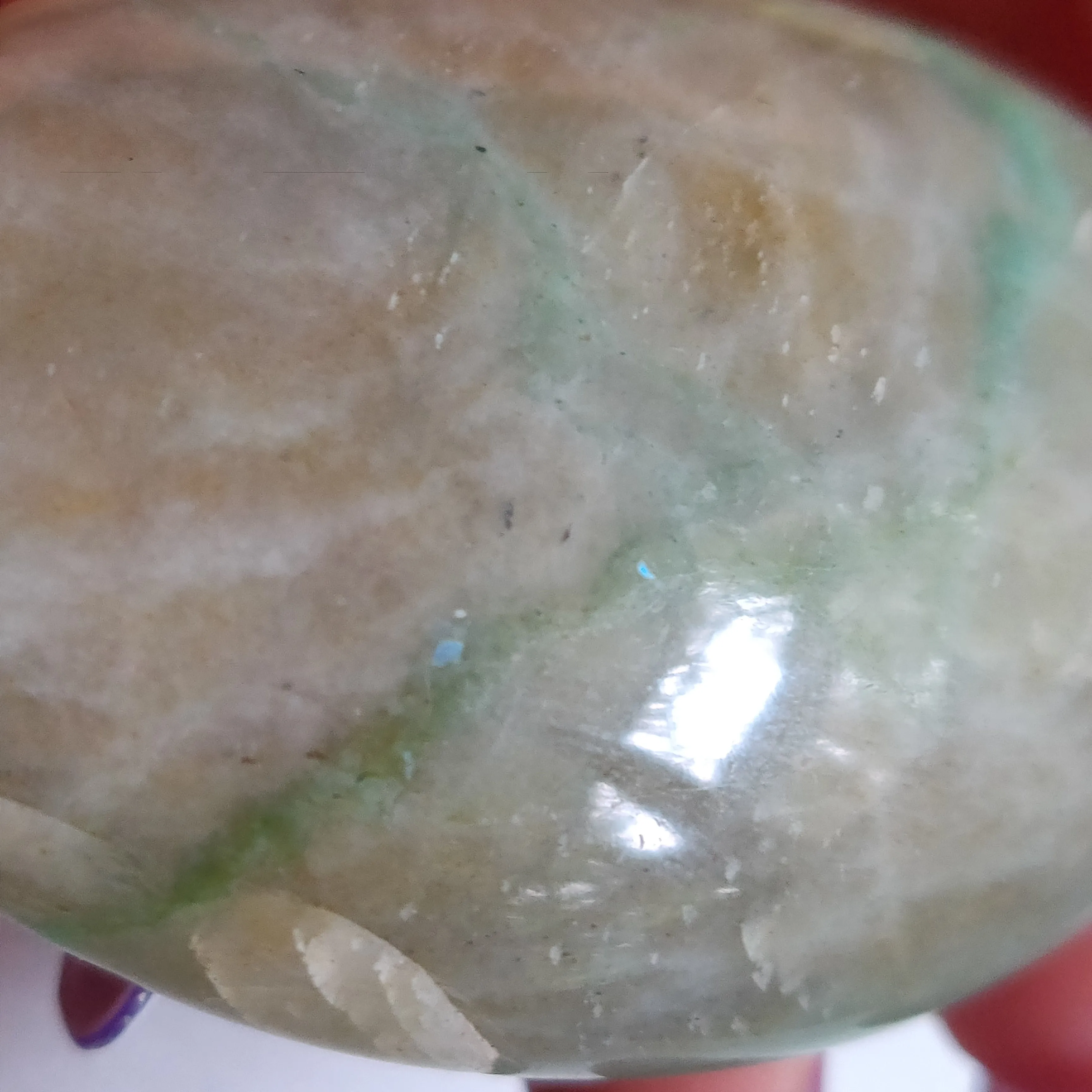 Garnierite Palm Stone (#A2)