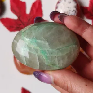 Garnierite Palm Stone (#A2)