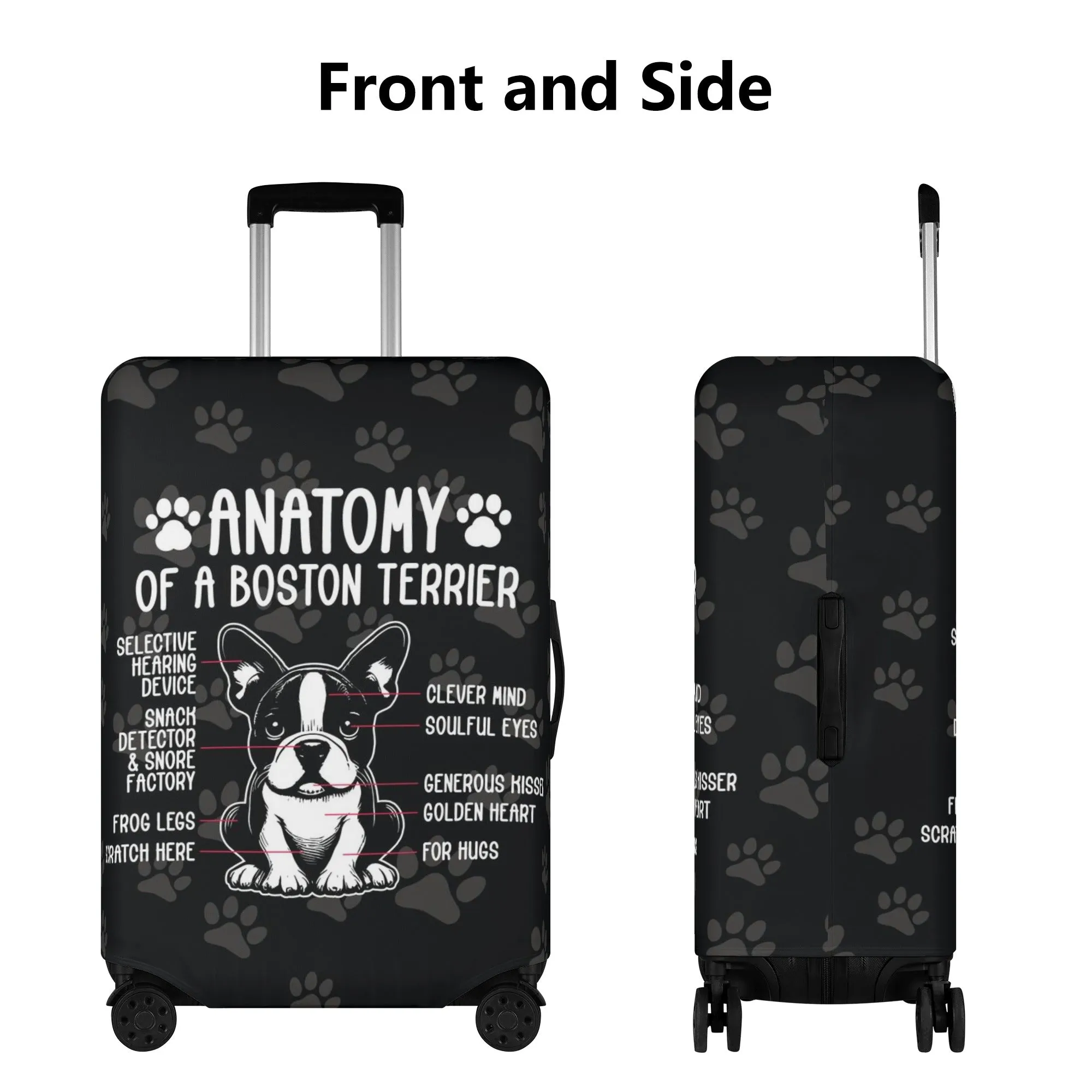 Ginger - Luggage Cover for Boston Terrier lovers