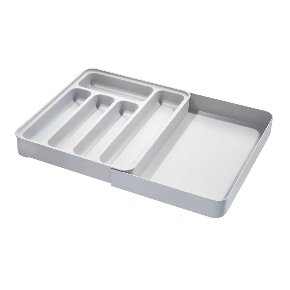 Gray Expandable Cutlery Tray