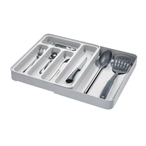 Gray Expandable Cutlery Tray