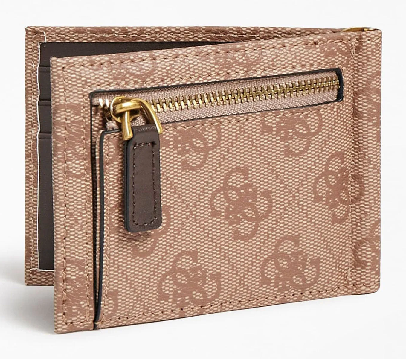 Guess Vezzola Wallet In Lattee For Men