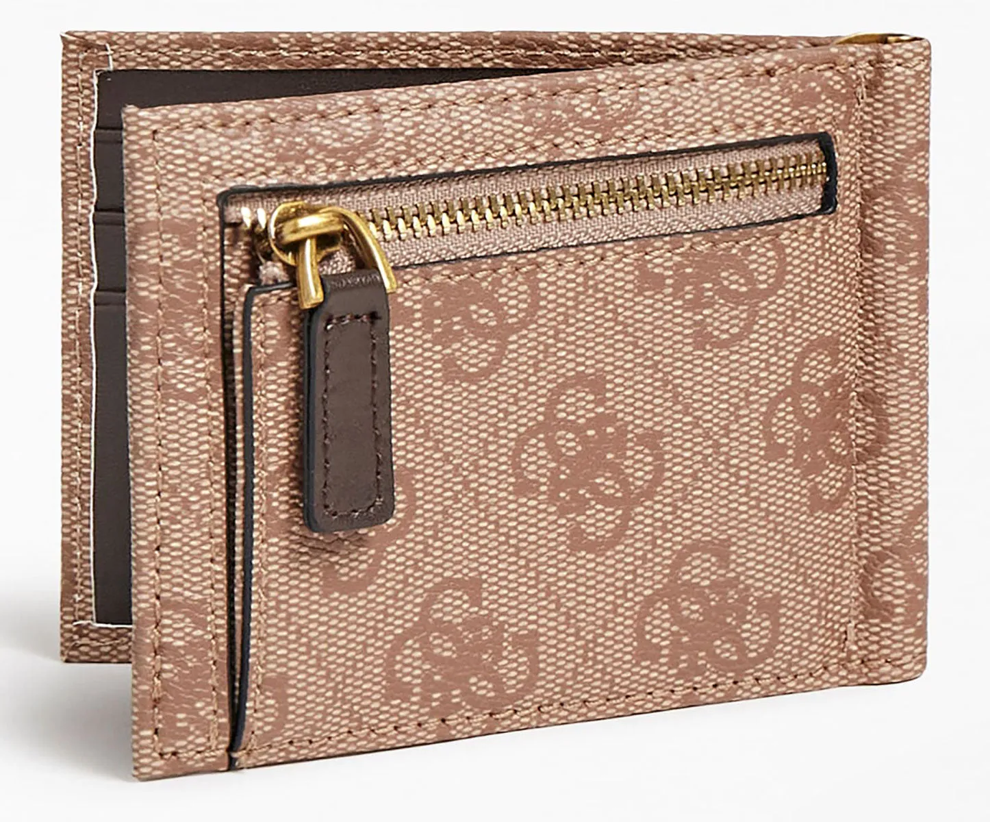 Guess Vezzola Wallet In Lattee For Men