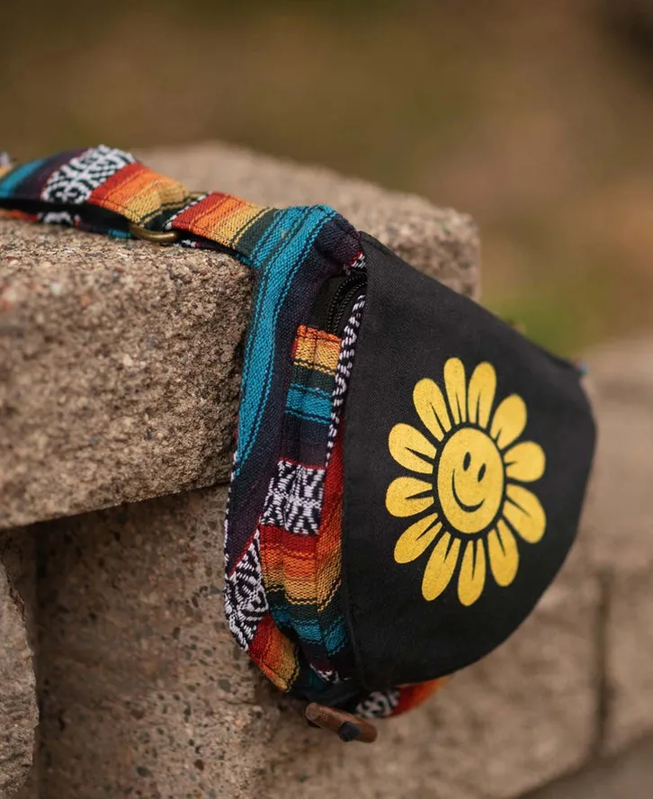 Happy Daisies Colorful Hip Bag