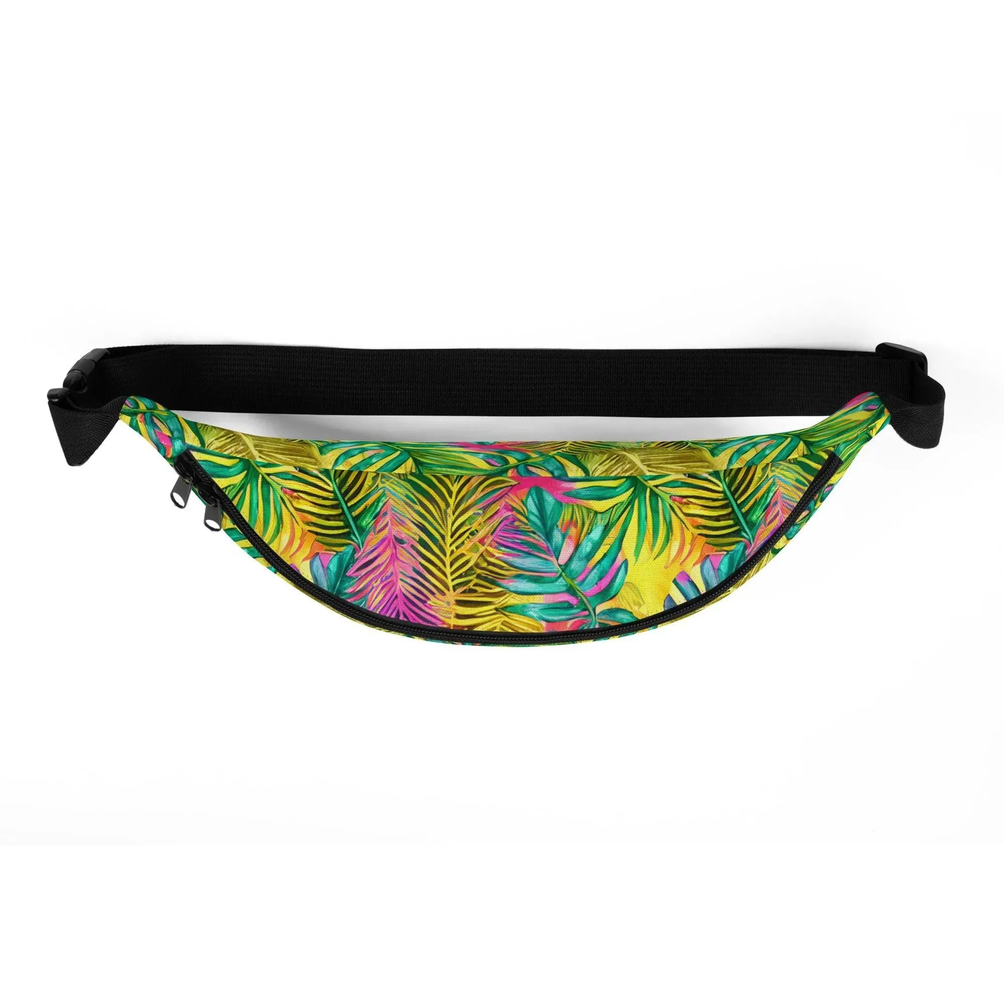 Hawaiian Tropical Leaves Fanny Pack