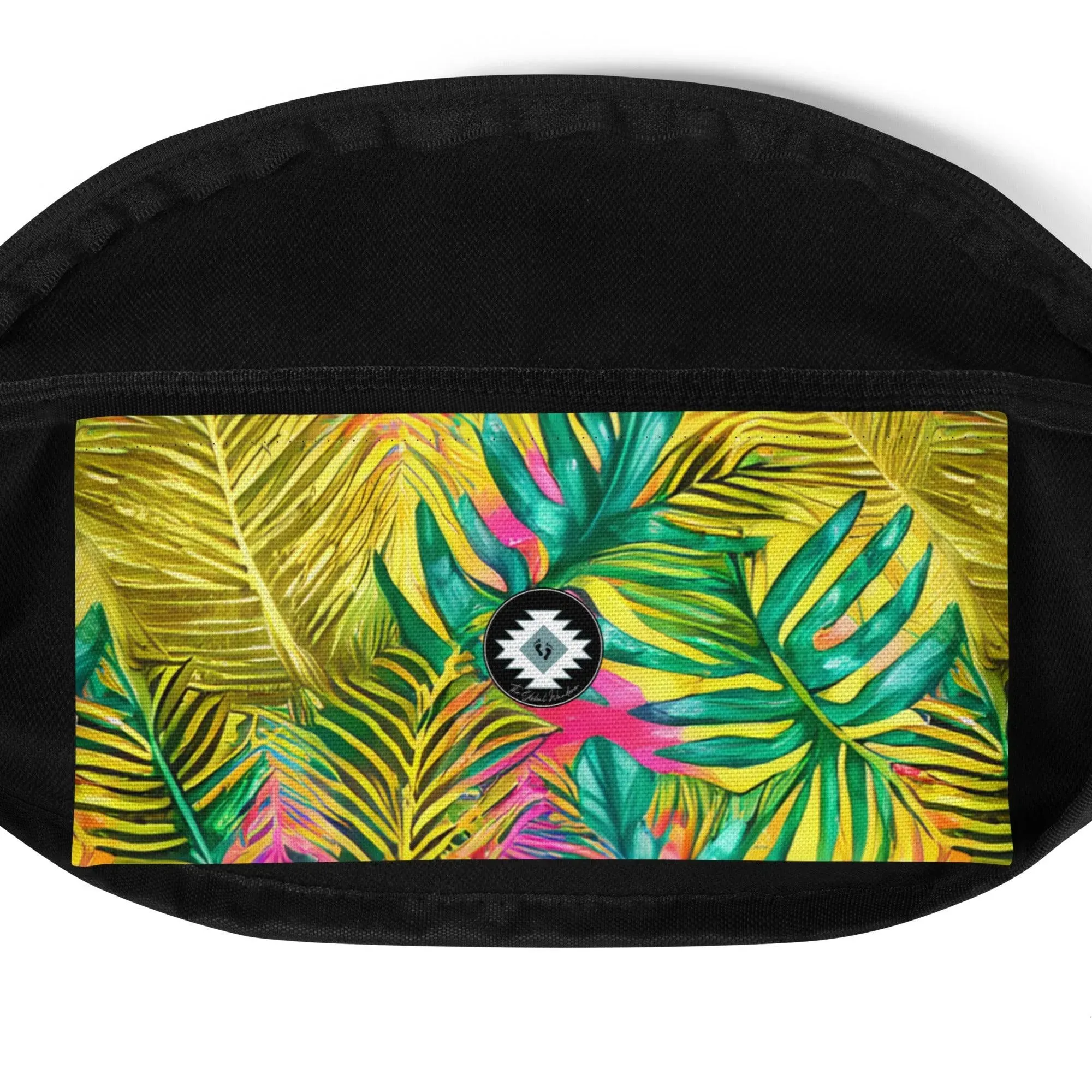 Hawaiian Tropical Leaves Fanny Pack