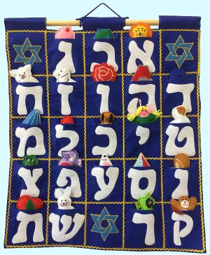 Hebrew Alphabet wall hanging