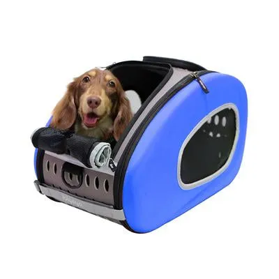 IBIYAYA EVA 5-IN-1 COMBO PET CARRIER ROYAL BLUE