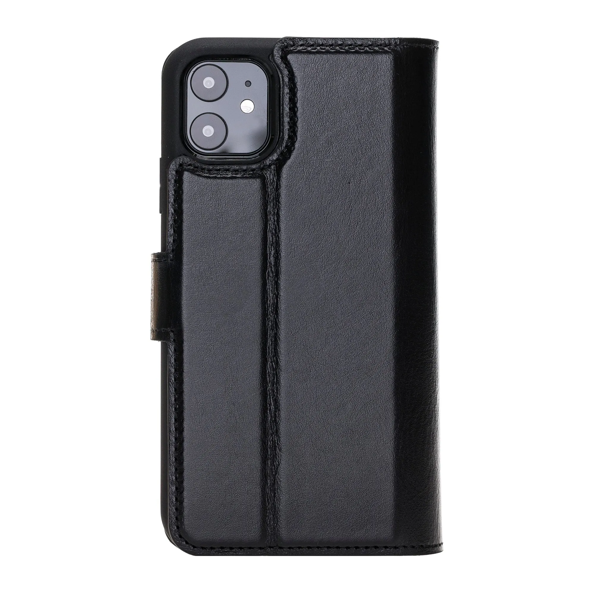 iPhone 11 Dual Fold Magnetic Detachable Leather Wallet Case