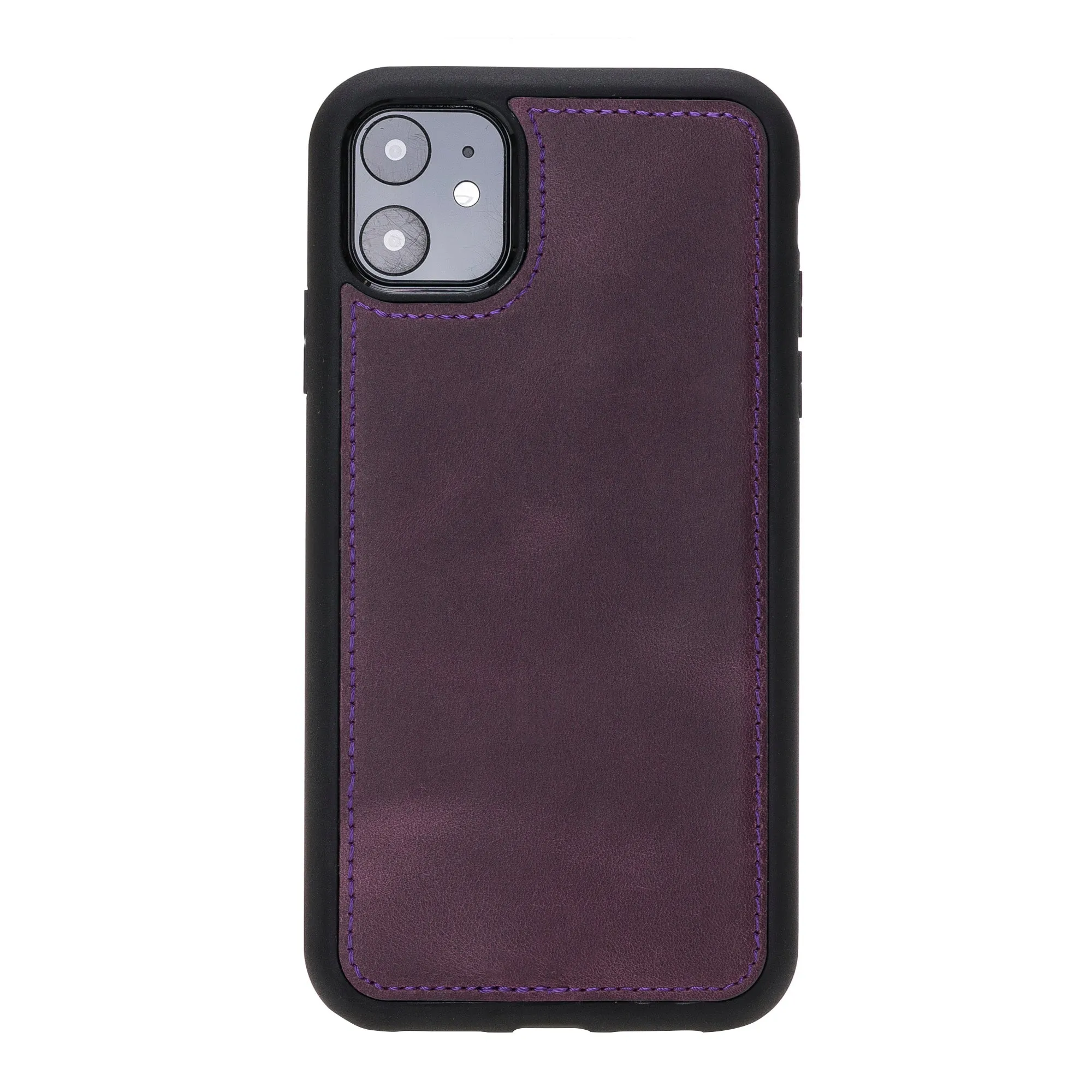 iPhone 11 Dual Fold Magnetic Detachable Leather Wallet Case