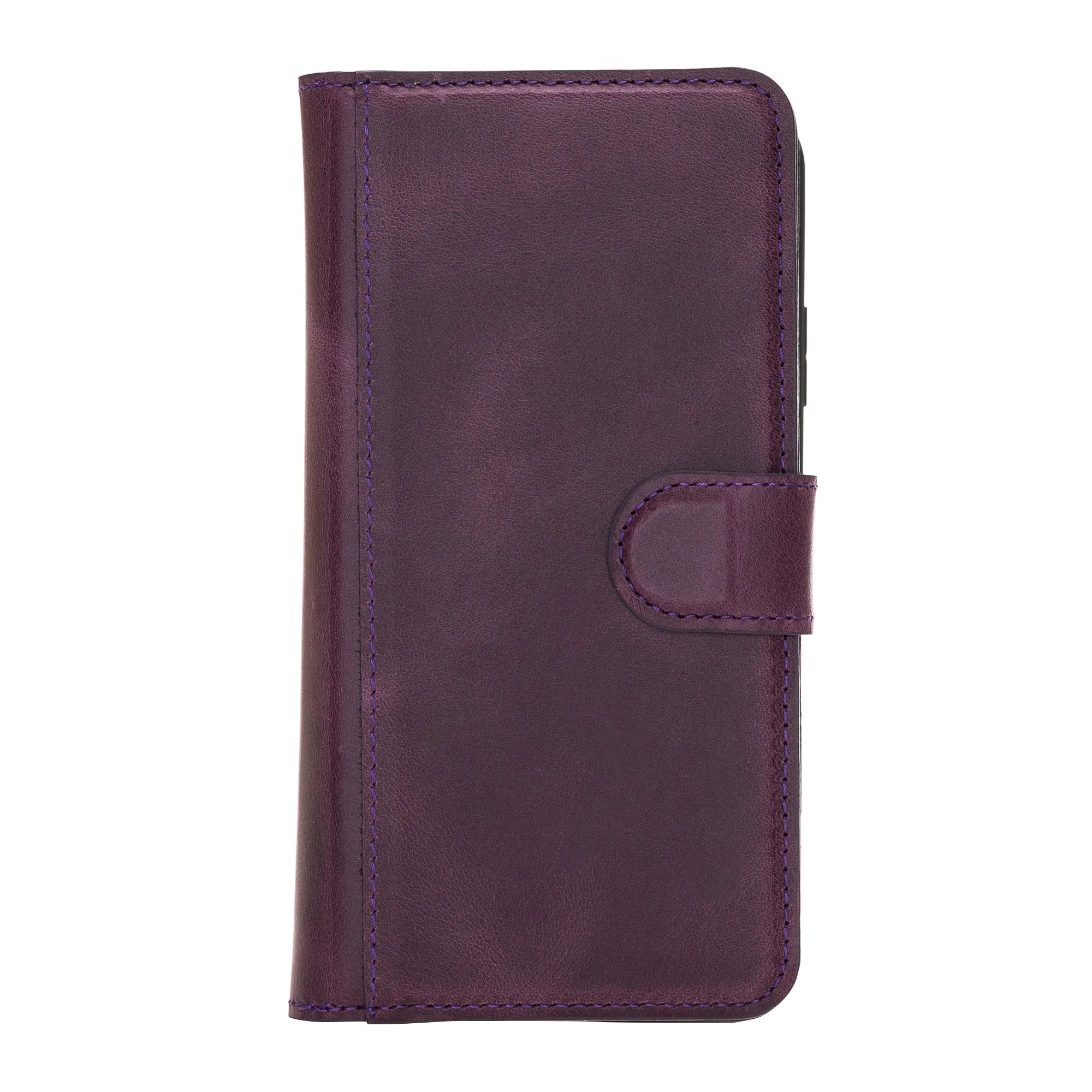 iPhone 11 Dual Fold Magnetic Detachable Leather Wallet Case
