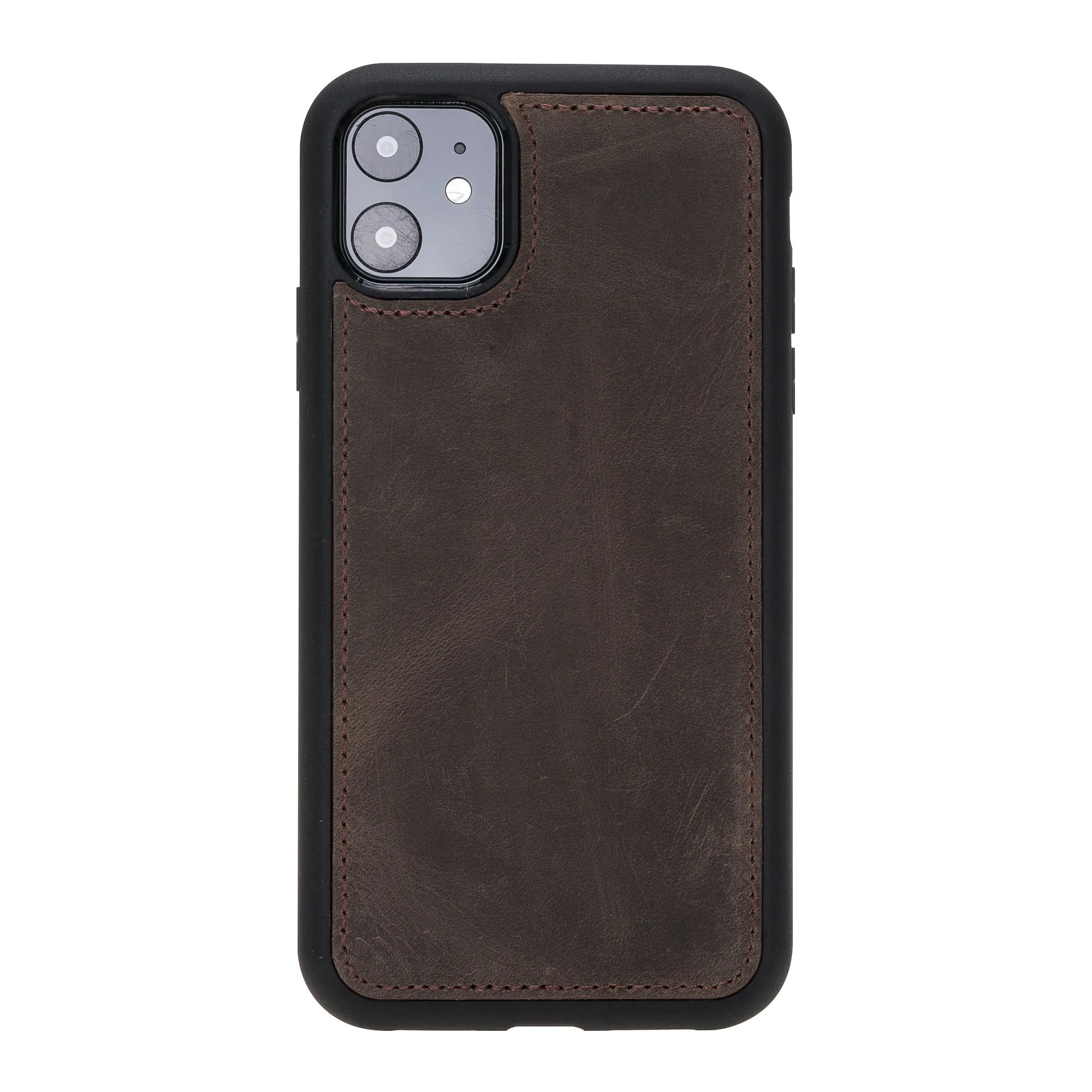 iPhone 11 Dual Fold Magnetic Detachable Leather Wallet Case