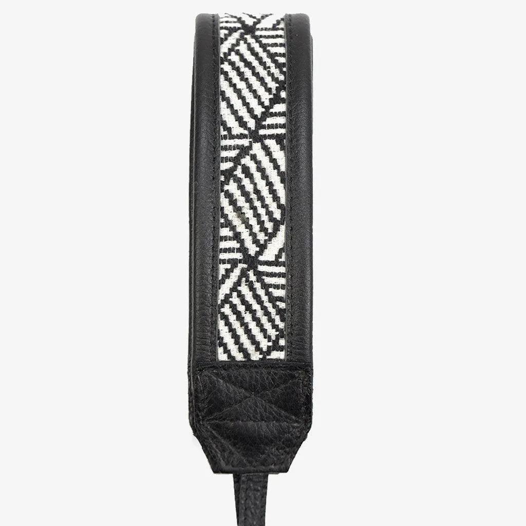 Jaipur #103 - Fabric & Leather camera strap