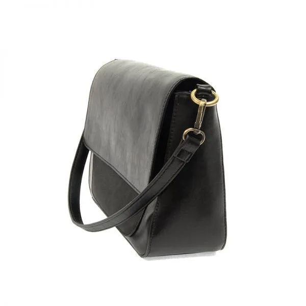 JOY SUSAN LEXIE CONVERTIBLE FLAP BAG BLACK