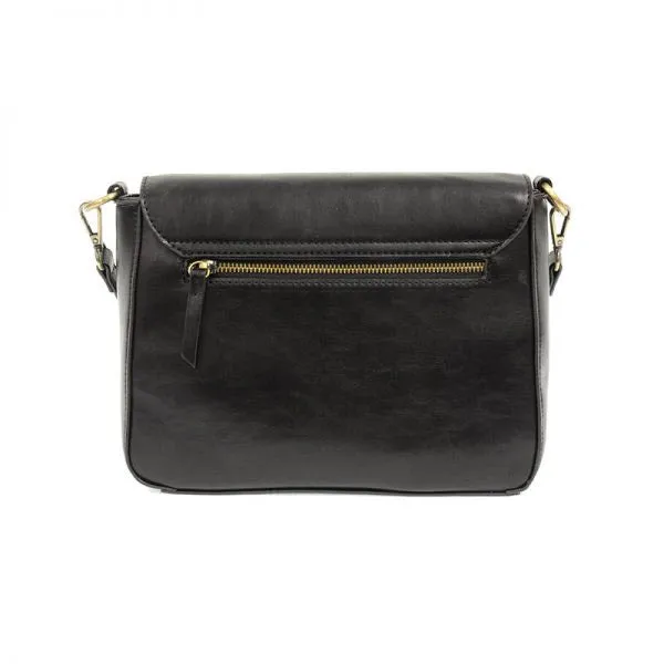 JOY SUSAN LEXIE CONVERTIBLE FLAP BAG BLACK