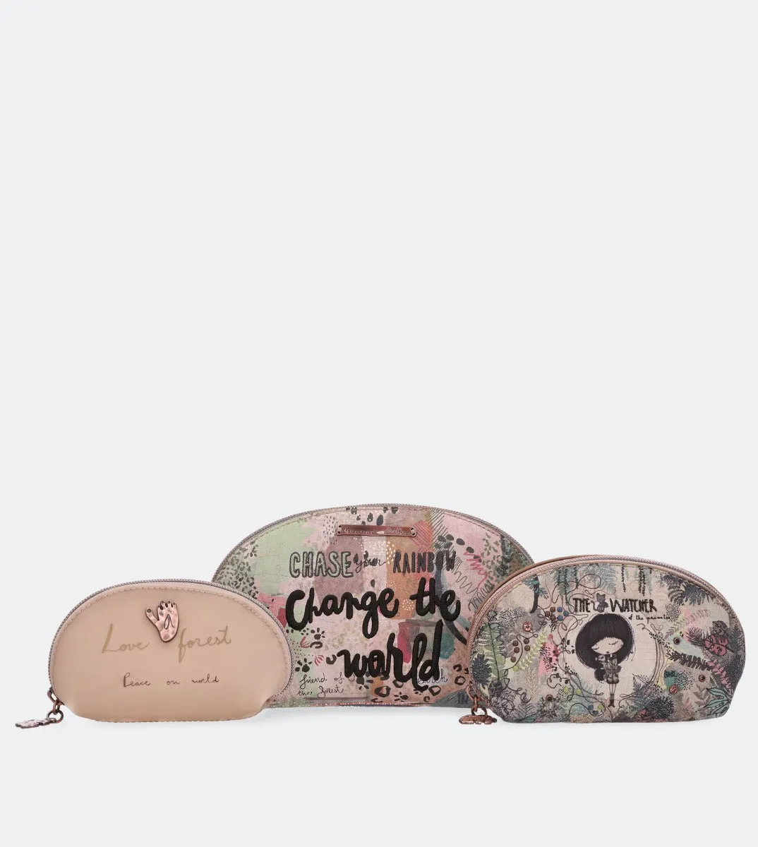 Jungle triple toiletry bag