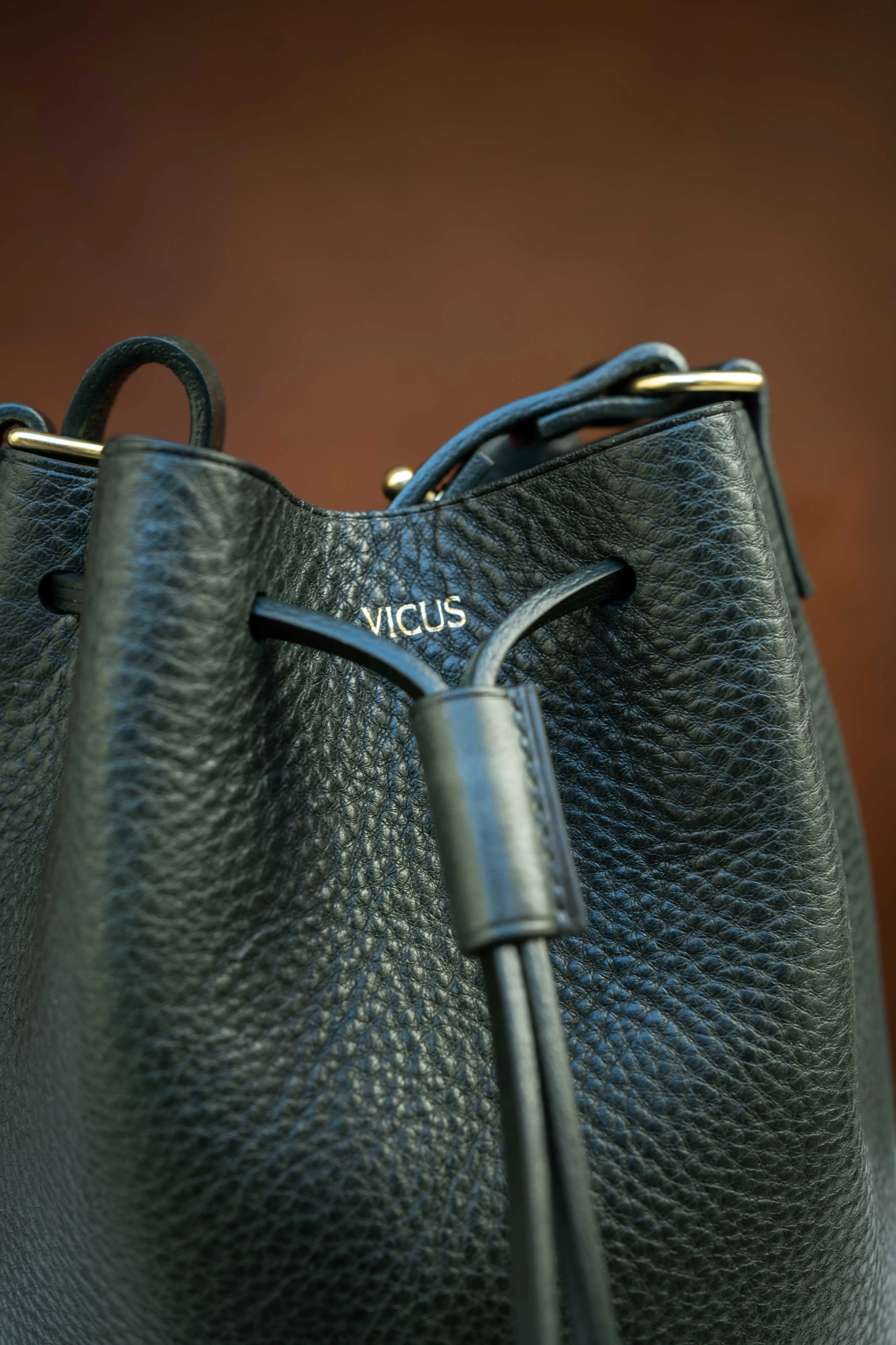 'KAI' MINI BUCKET BAG - Tumbled