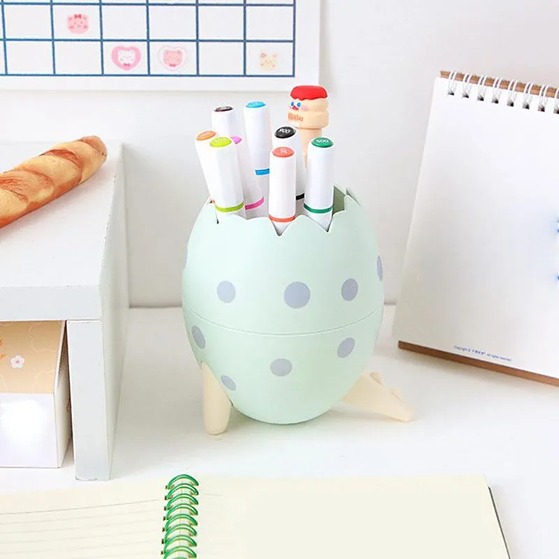 Kawaii Dinosaur Egg Pen Holder