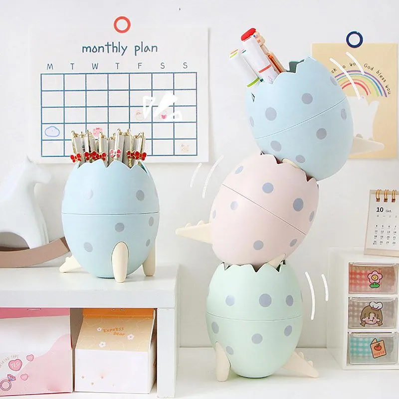 Kawaii Dinosaur Egg Pen Holder