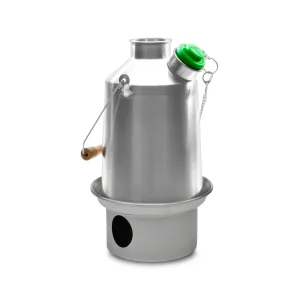 Kelly Kettle Camp Stove Ultimate Stainless Steel Scout Kit - Medium - Holds 41 oz of Water